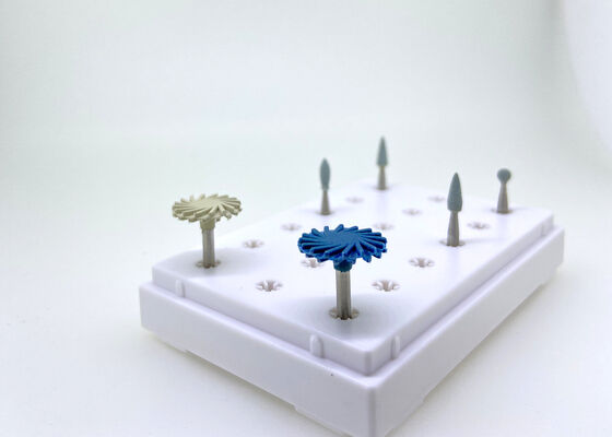 qualidade  Abrasive Dental Polishing Kit / Diamond Finishing Bur RA Shank 10mm Diameter Fábrica